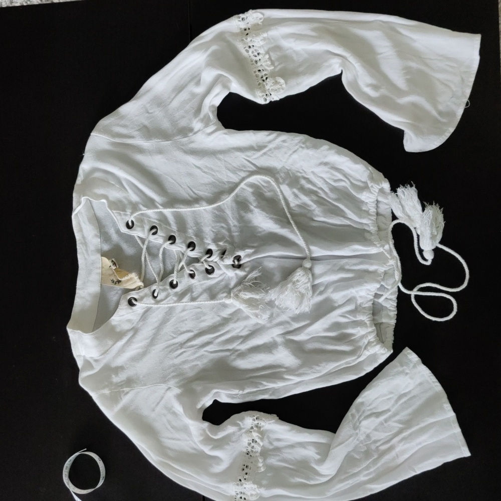 White lace top